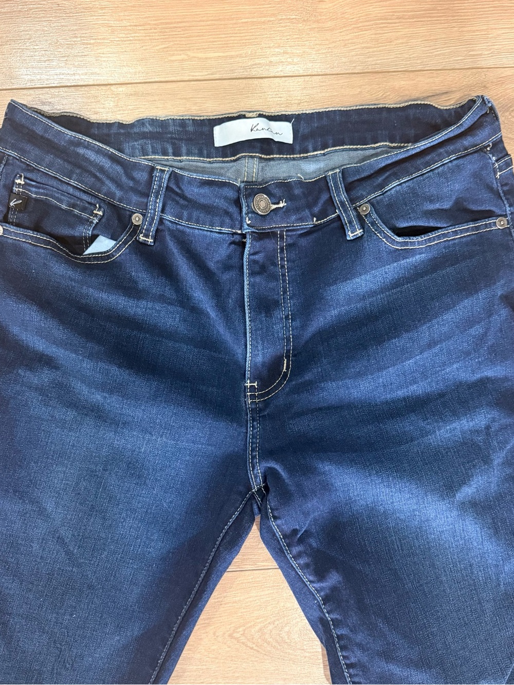 KanCan Navy Blue High-Rise Skinny Jeans 15/31 - Picture 3 of 7